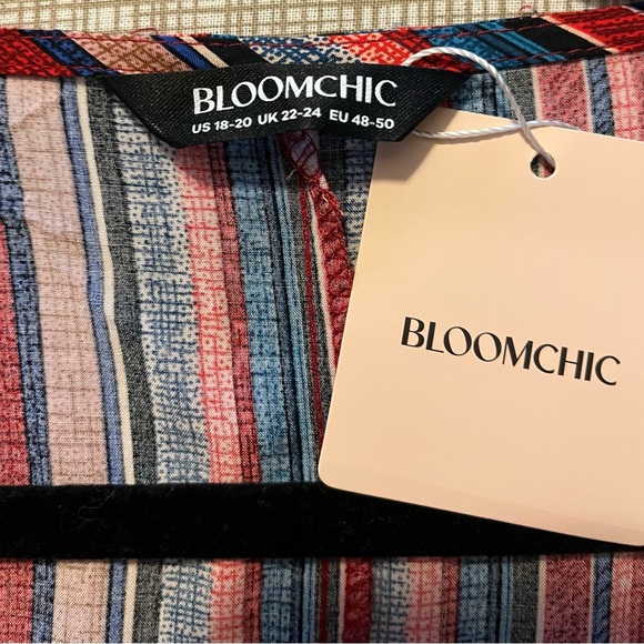 BloomChic Women’s Multicolor Striped Maxi Dress - Picture 6 of 6